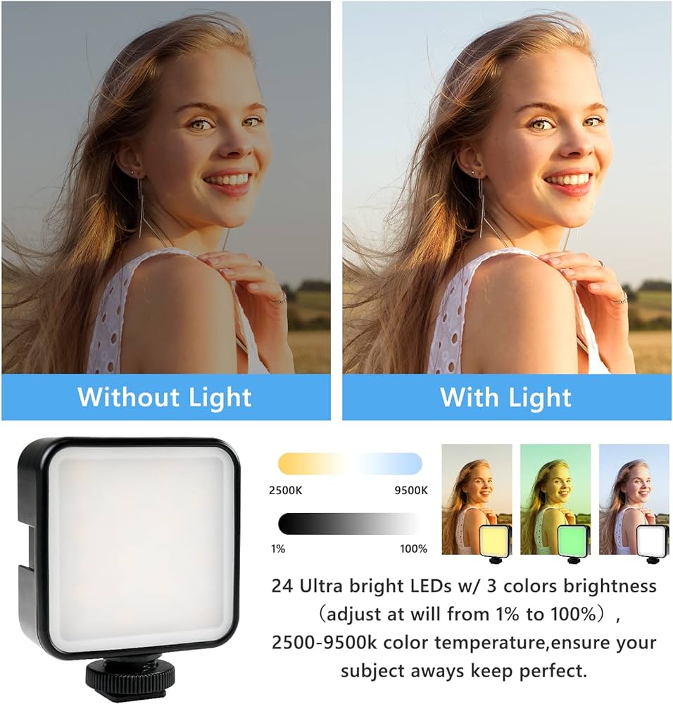 AY-49 Video Making Kit Wireless Remote Control Vlogging Tripod Microphone, Led Light, Mobile Holder All-In-One in