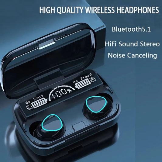 M19 Earbuds wireless earphone Touch Bluetooth  fingure touch control