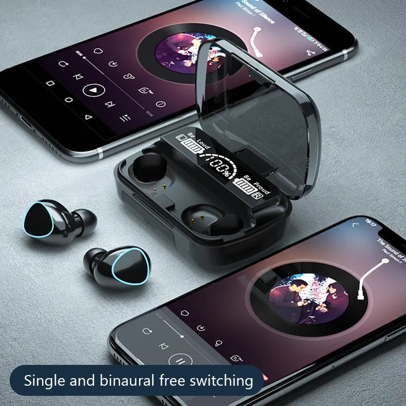 M19 Earbuds wireless earphone Touch Bluetooth  fingure touch control