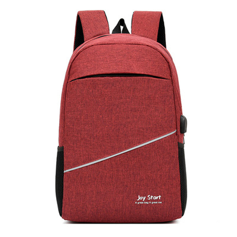 Fashion FIRST JOY STAR business Laptop Backpack With USB Charging Port Unisex Business Travel Backpack School Bag
