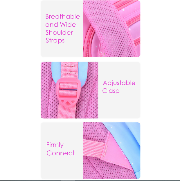 Girls Elementary School Schoolbag Cute Casual Backpack 6-12 Years Old Children's Backpack