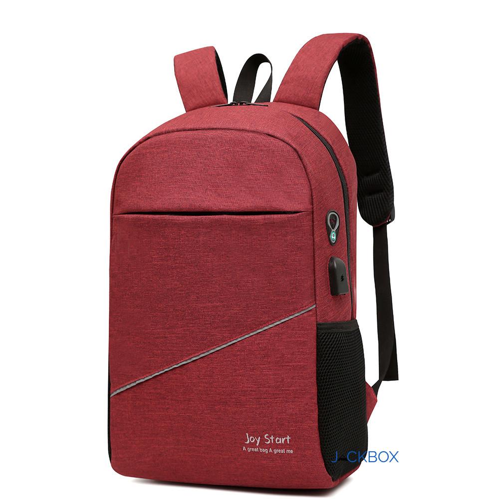Fashion FIRST JOY STAR business Laptop Backpack With USB Charging Port Unisex Business Travel Backpack School Bag