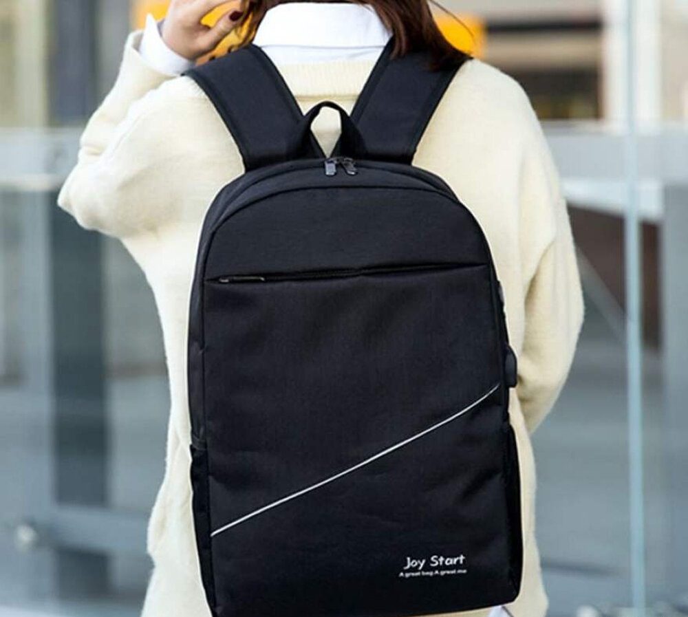 Fashion FIRST JOY STAR business Laptop Backpack With USB Charging Port Unisex Business Travel Backpack School Bag